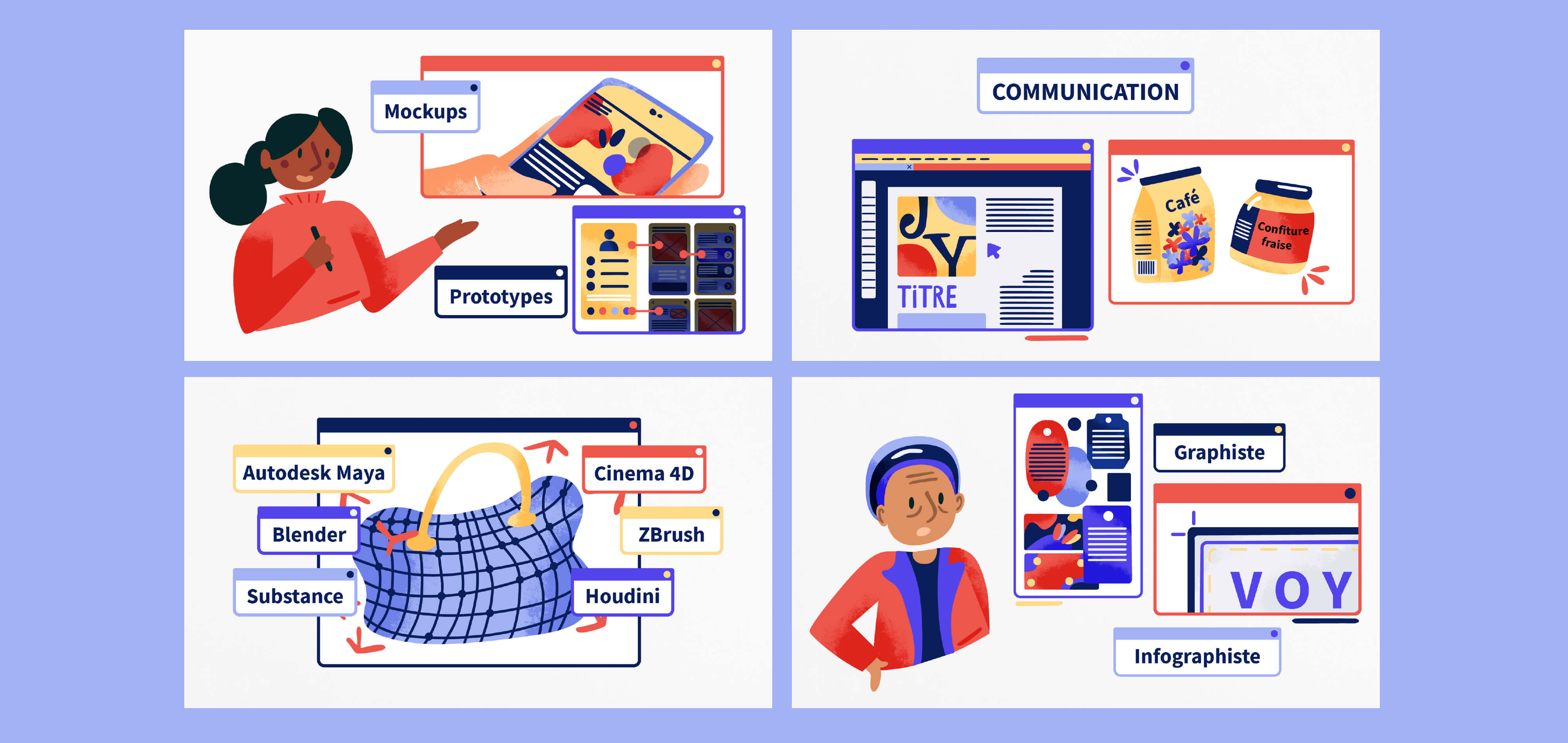 linkedin learning, graphic design jobs, graphic design, artistic direction project, lucie bourboulon