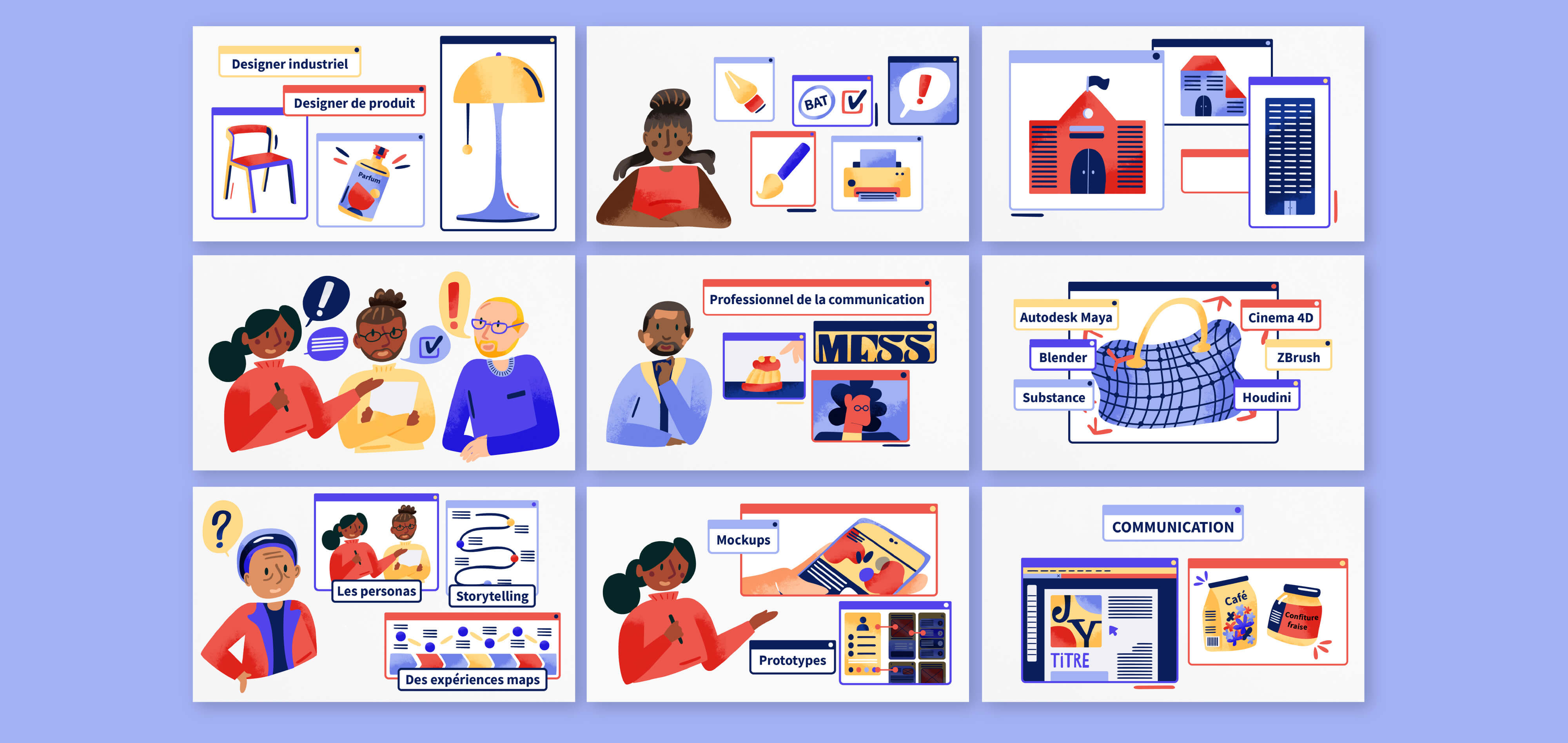 linkedin learning, graphic design jobs, graphic design, artistic direction project, lucie bourboulon